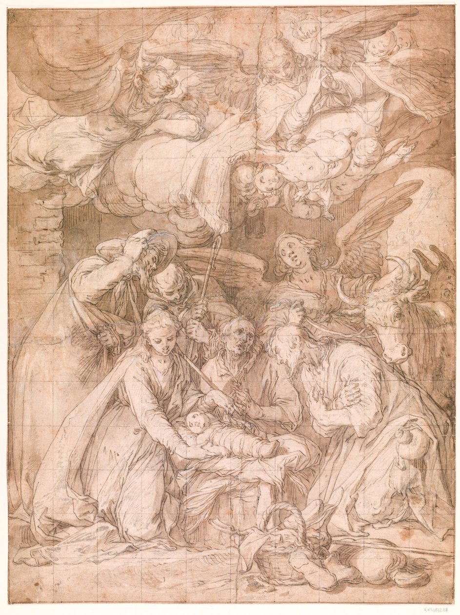 Hyrdenes tilbedelse av Abraham Bloemaert
