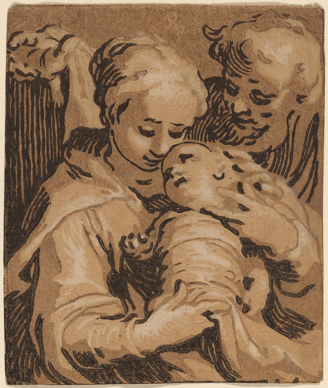 Den hellige familie av Abraham Bloemaert
