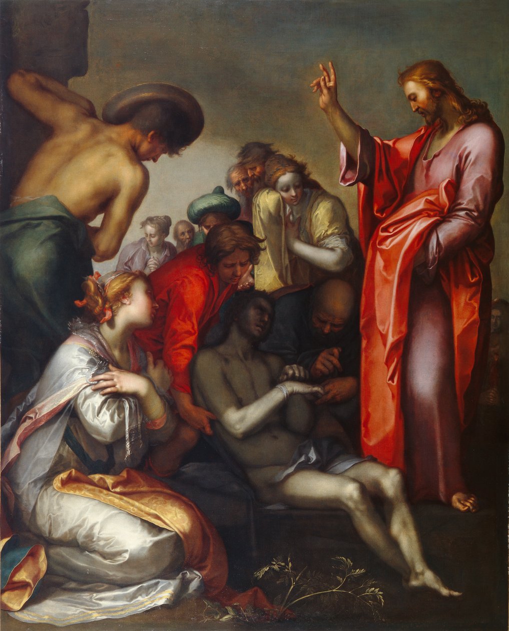 Oppreisningen av Lasarus av Abraham Bloemaert