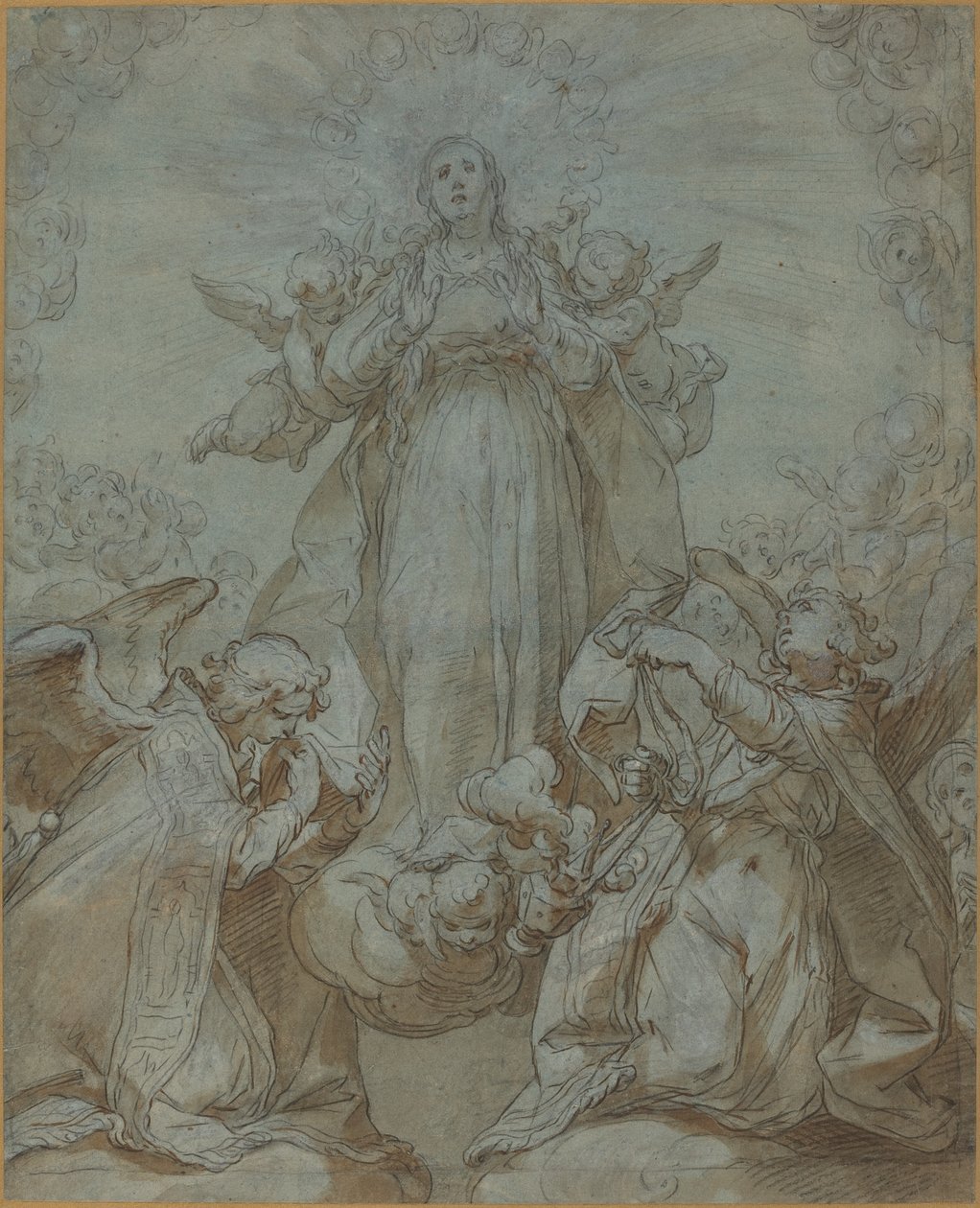 Jomfruen i herlighet av Abraham Bloemaert