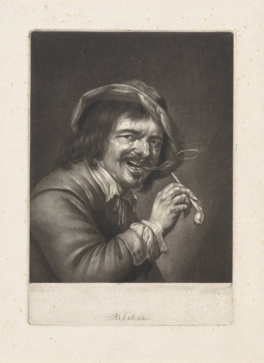 Man with a Pipe (The Smell) De fem sansene (serietittel) av Abraham Bloteling