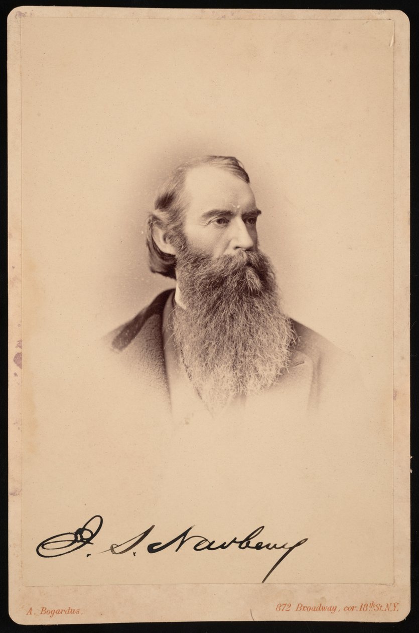 Portrett av John Strong Newberry 1822-1892, mellom 1876 og 1887. av Abraham Bogardus
