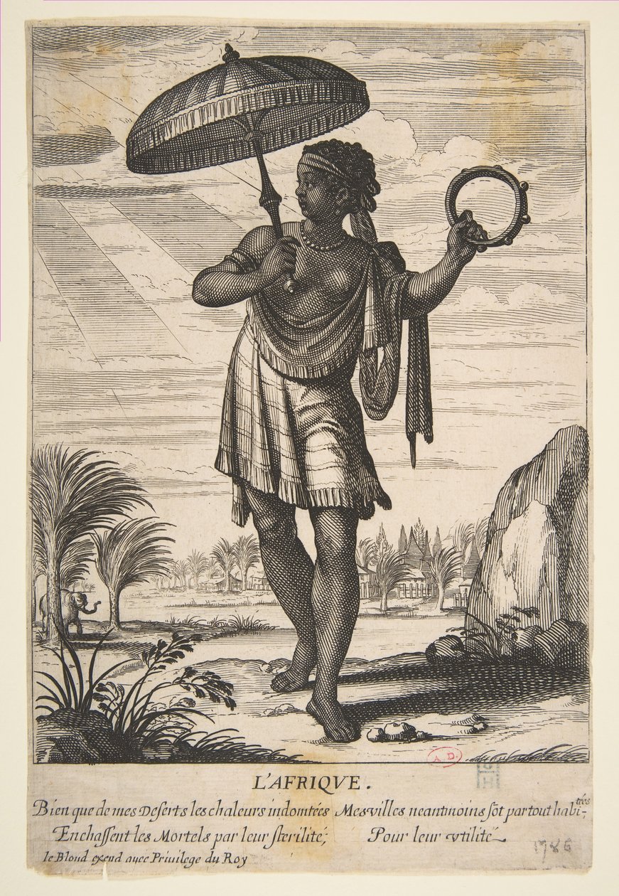 Afrika, midten til slutten av 1600-tallet. av Abraham Bosse