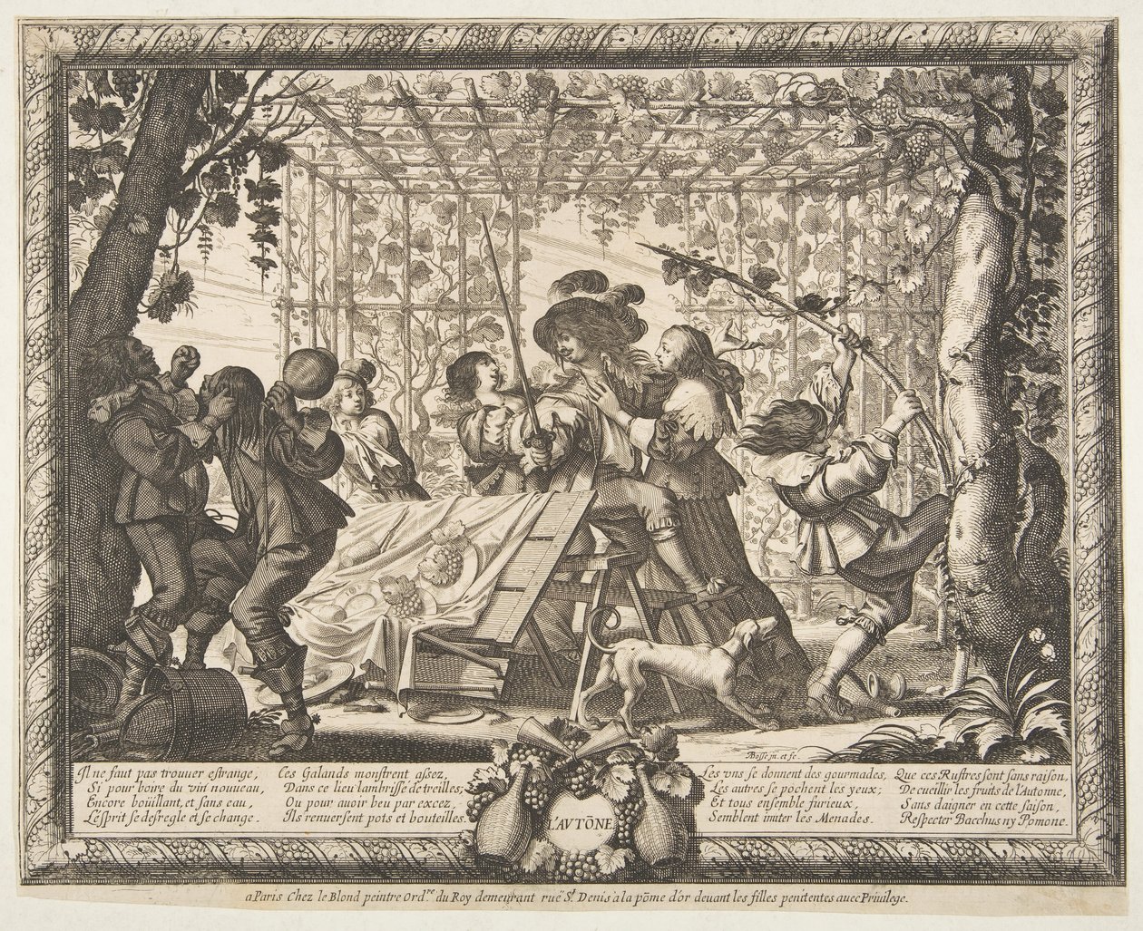 Høst Høst, ca. 1637. av Abraham Bosse