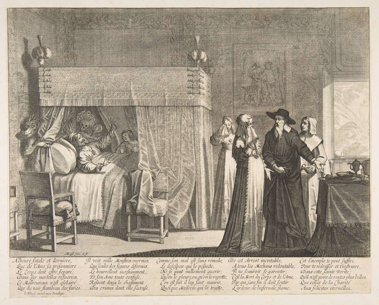 Den rike mannens død Den rike mannens død. av Abraham Bosse