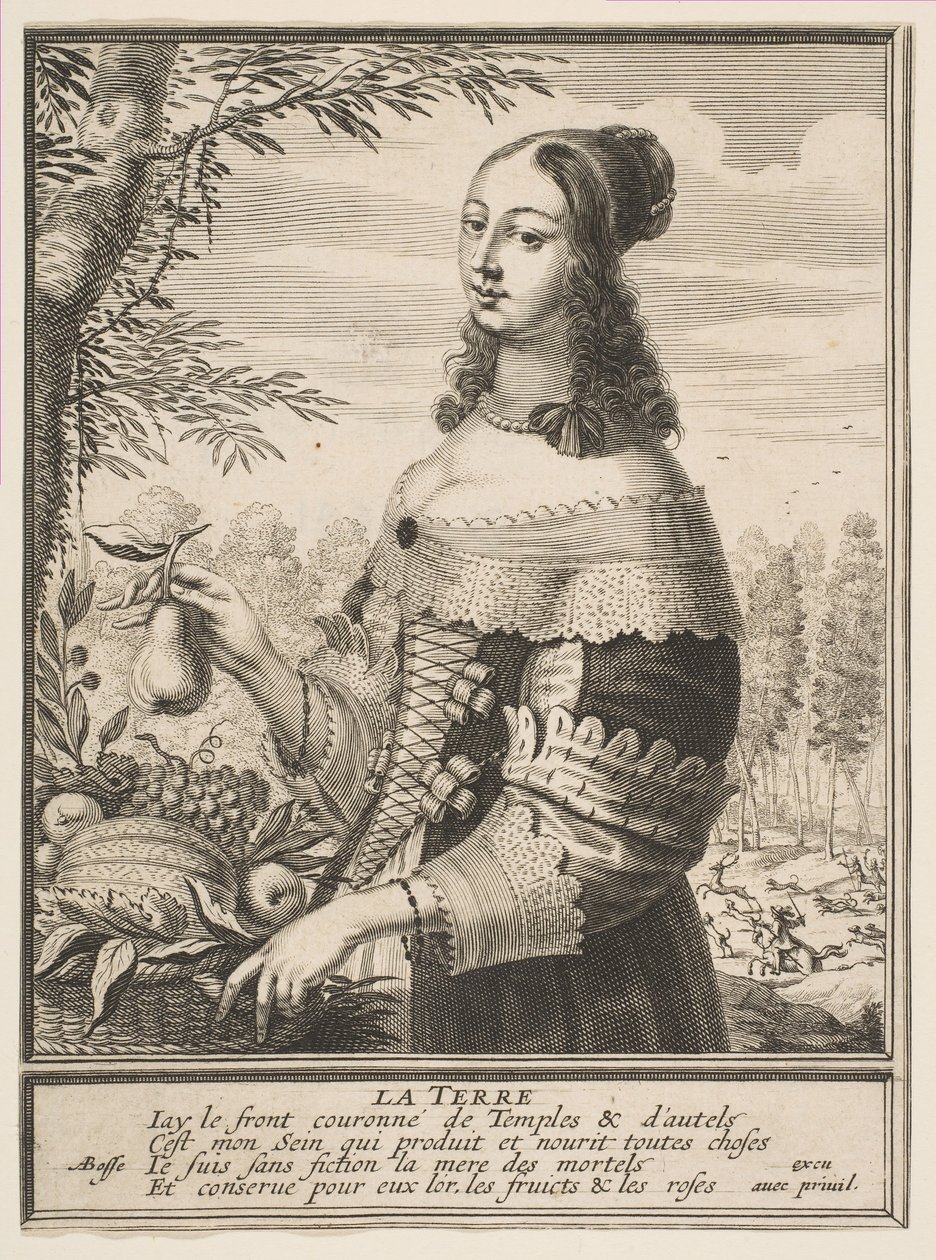Jorden, 1630. av Abraham Bosse