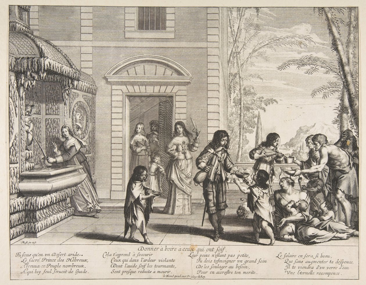 Gi drikke til de tørste Gi drikke til de som er tørste. av Abraham Bosse