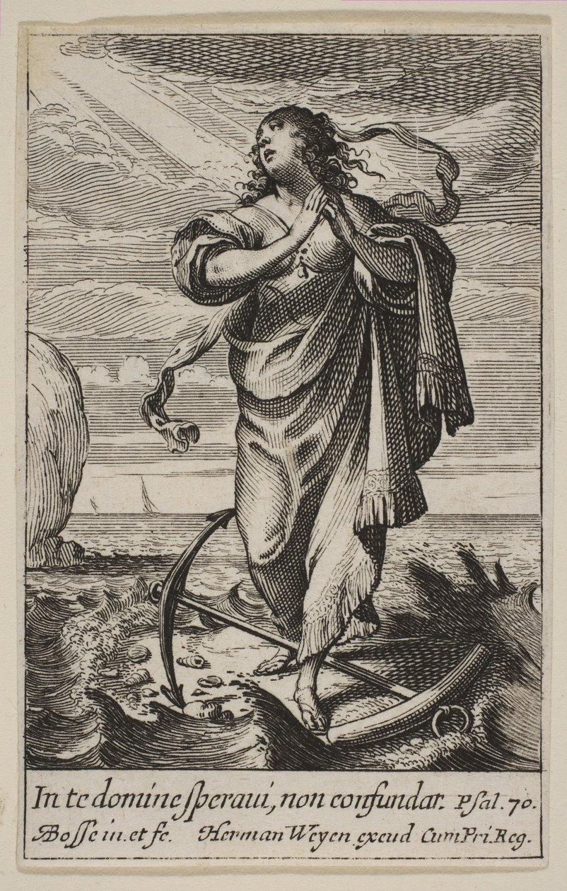 Håp, 1636. av Abraham Bosse