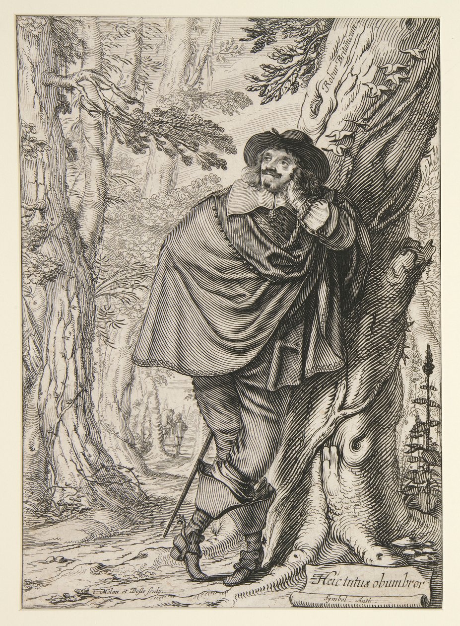James Howell, frontispice til hans Dendrologie ou le Forest de Dordonne av Abraham Bosse