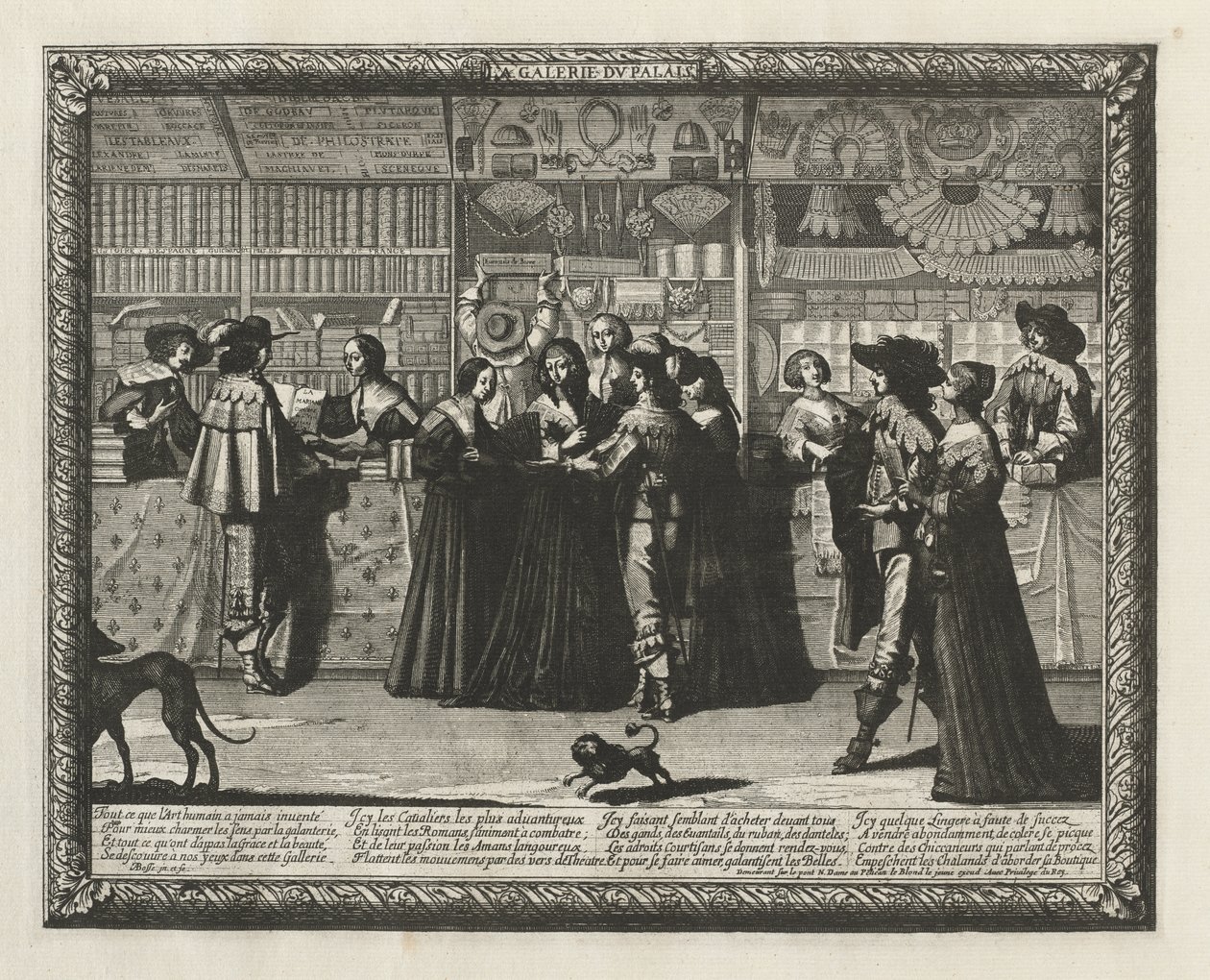 Paris-galleriet av Abraham Bosse
