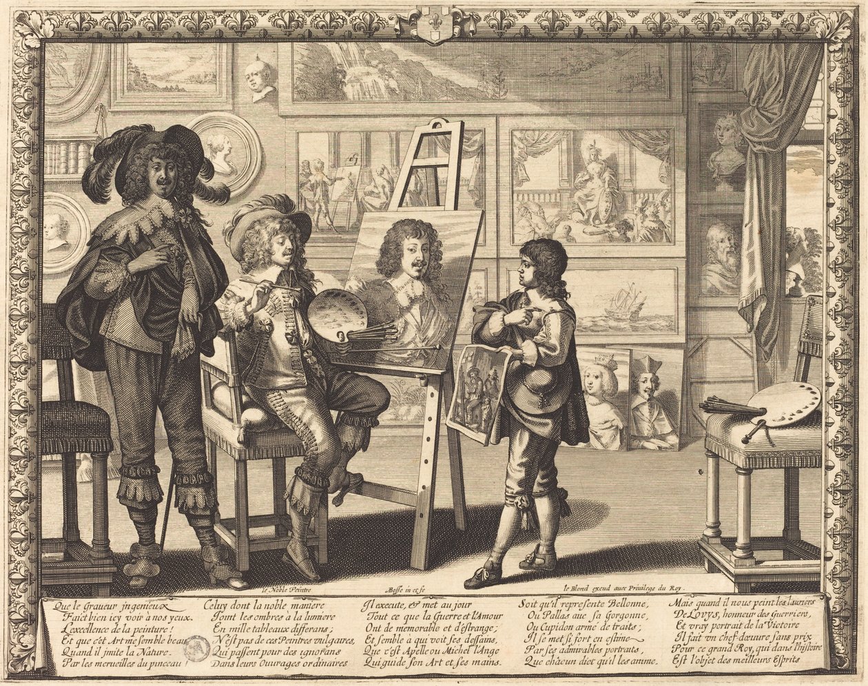 den adelige maleren av Abraham Bosse