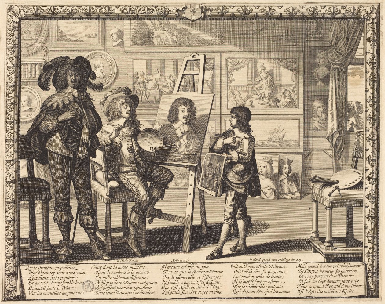 Den edle maleren av Abraham Bosse