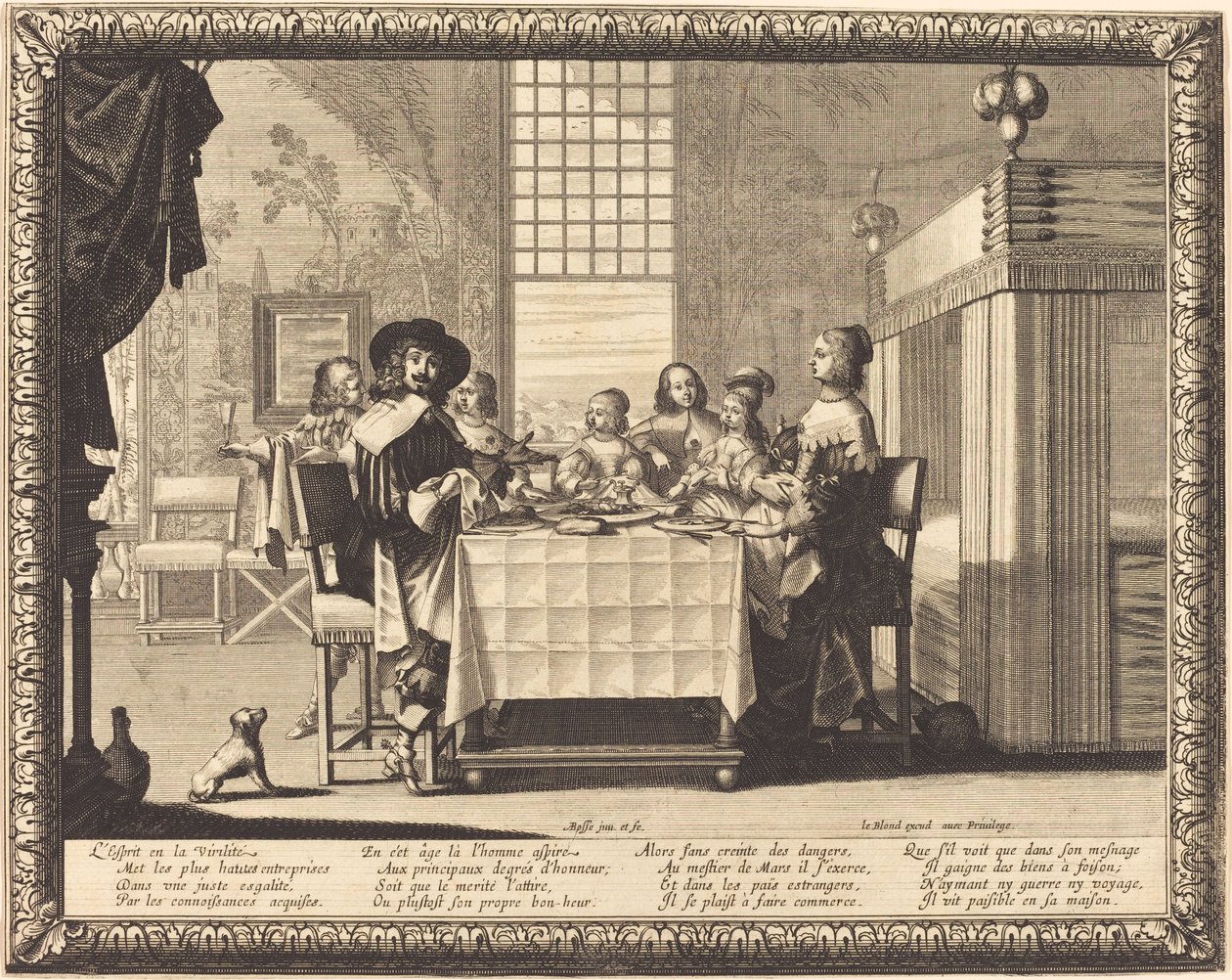 Manndom av Abraham Bosse