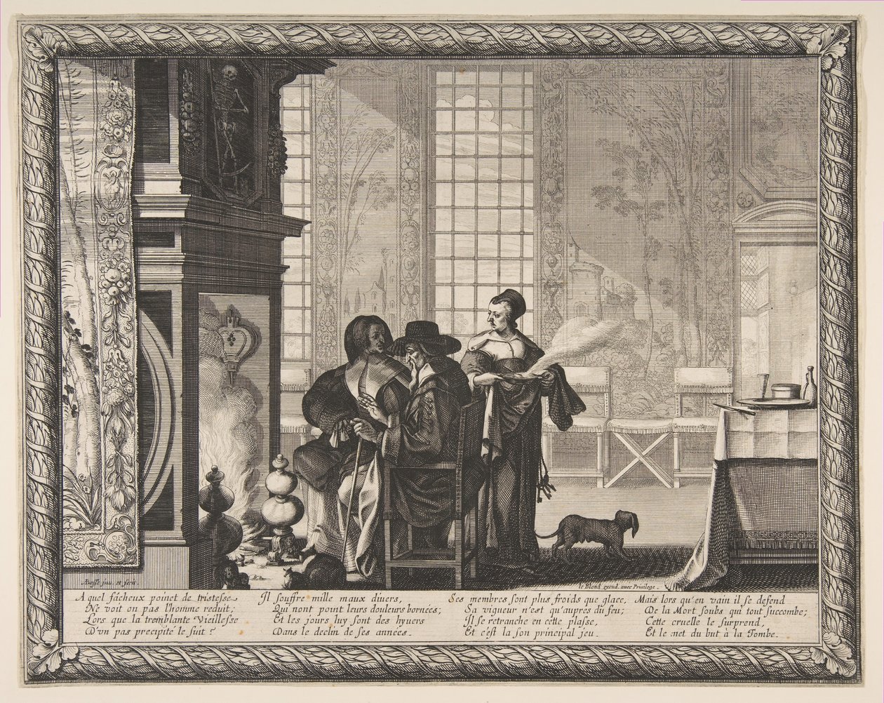 Alderdom, 1636. av Abraham Bosse
