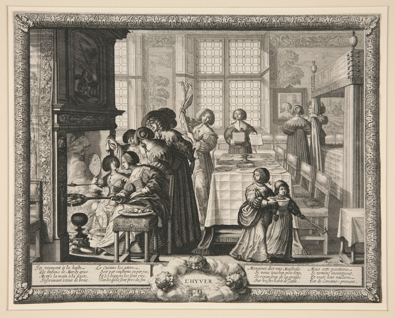 De fire årstidene: Vinter av Abraham Bosse