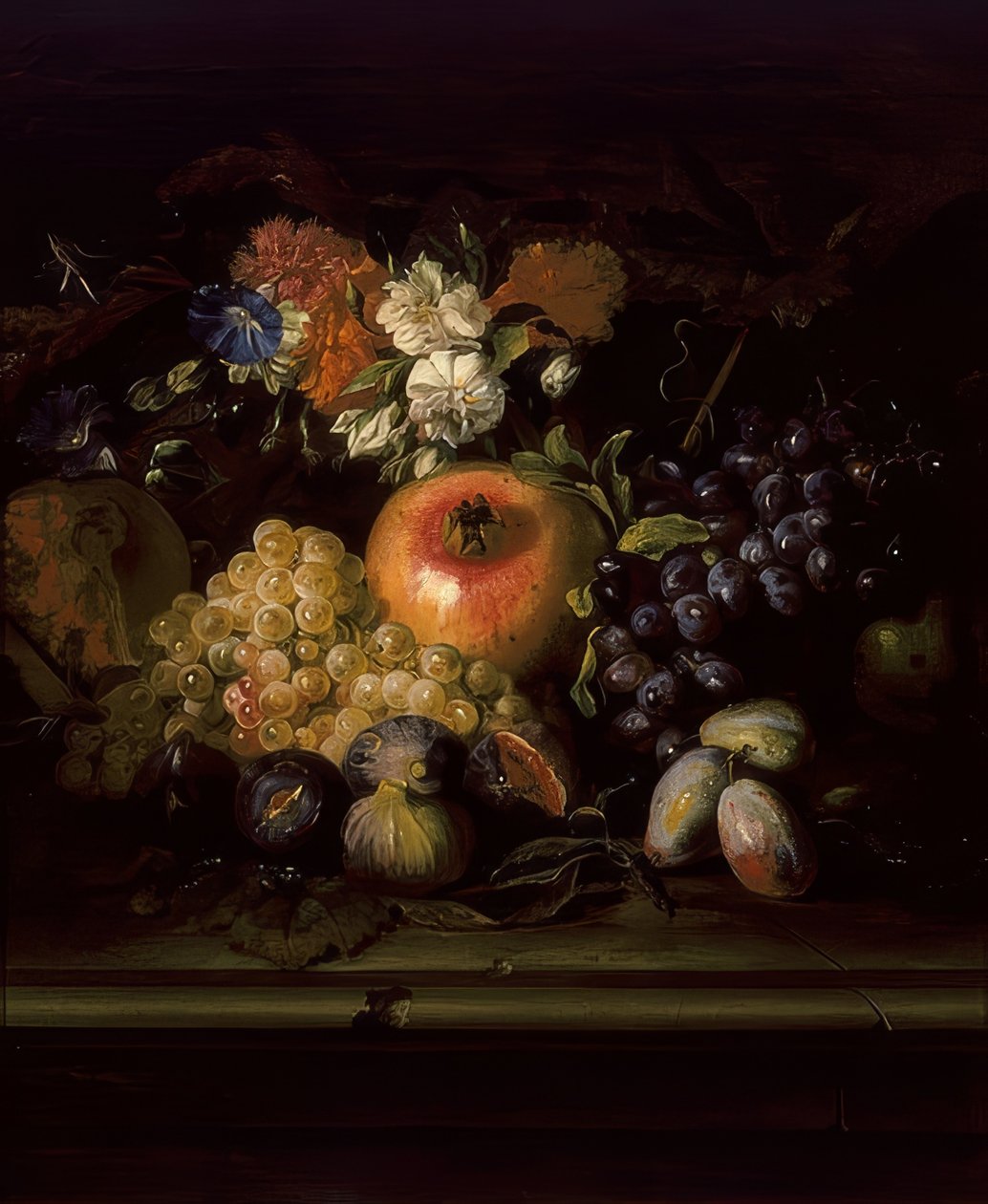 Stilleben med blomster og frukt av Abraham Brueghel