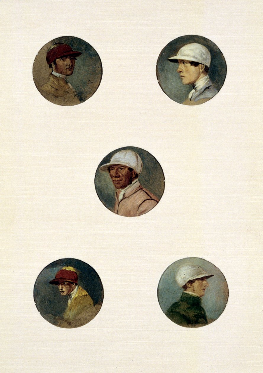 Studier av jockeyer (olje på lerret) av Abraham Cooper