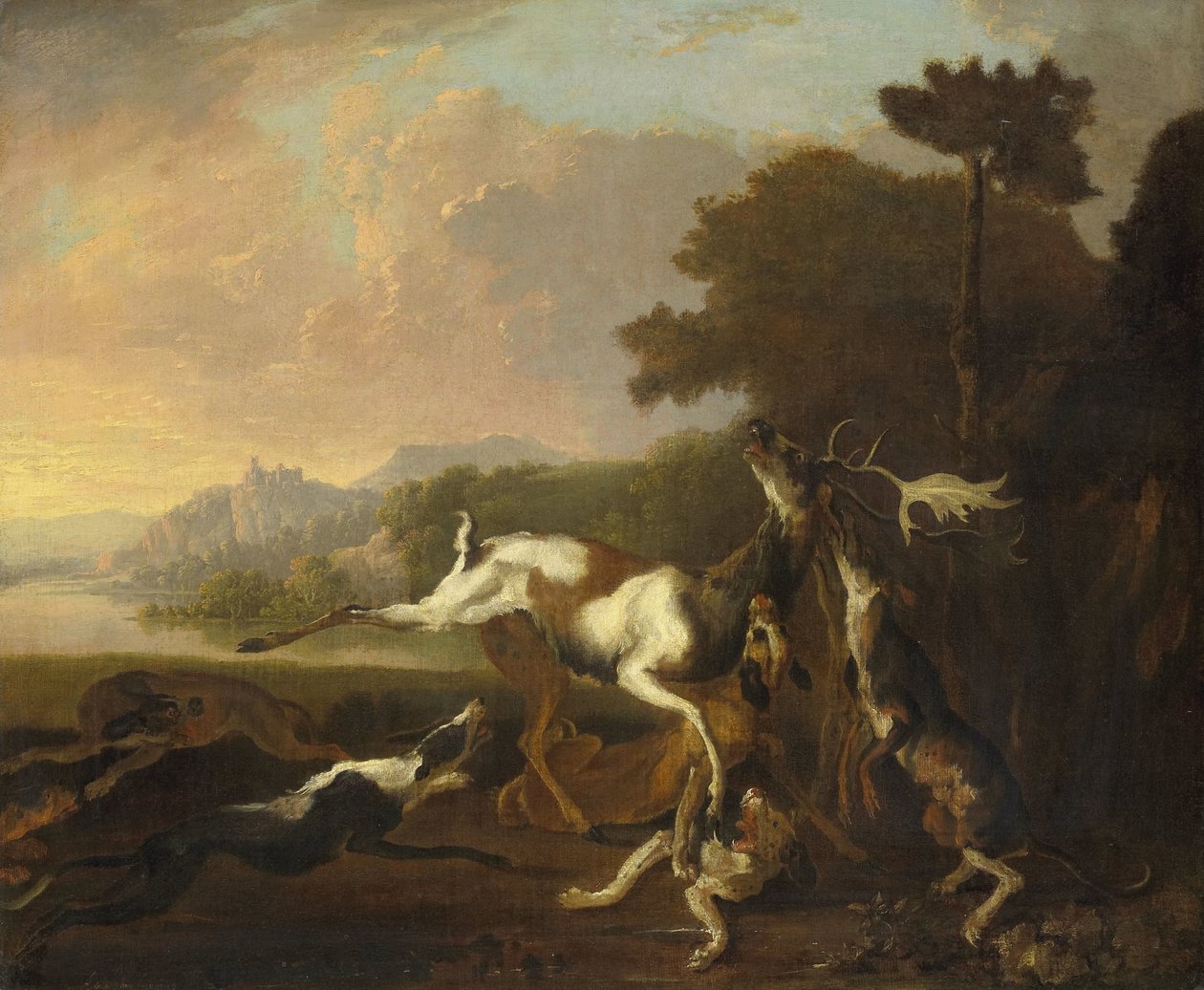 Hjortejakten av Abraham Danielsz. Hondius