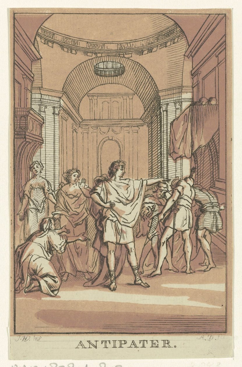 Antipater (tittel på objekt) av Abraham Delfos