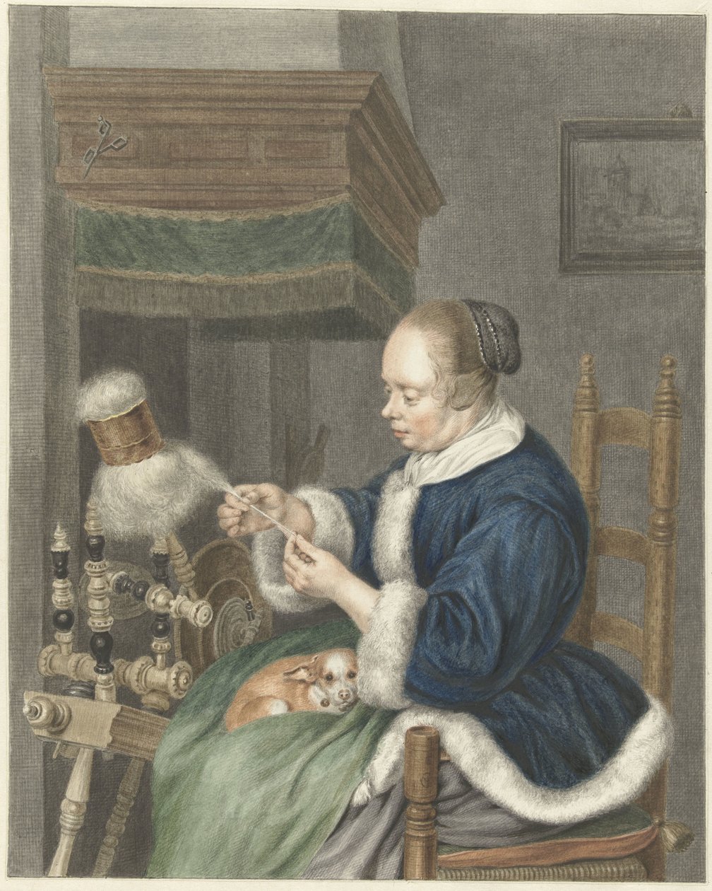 The Spinster av Abraham Delfos