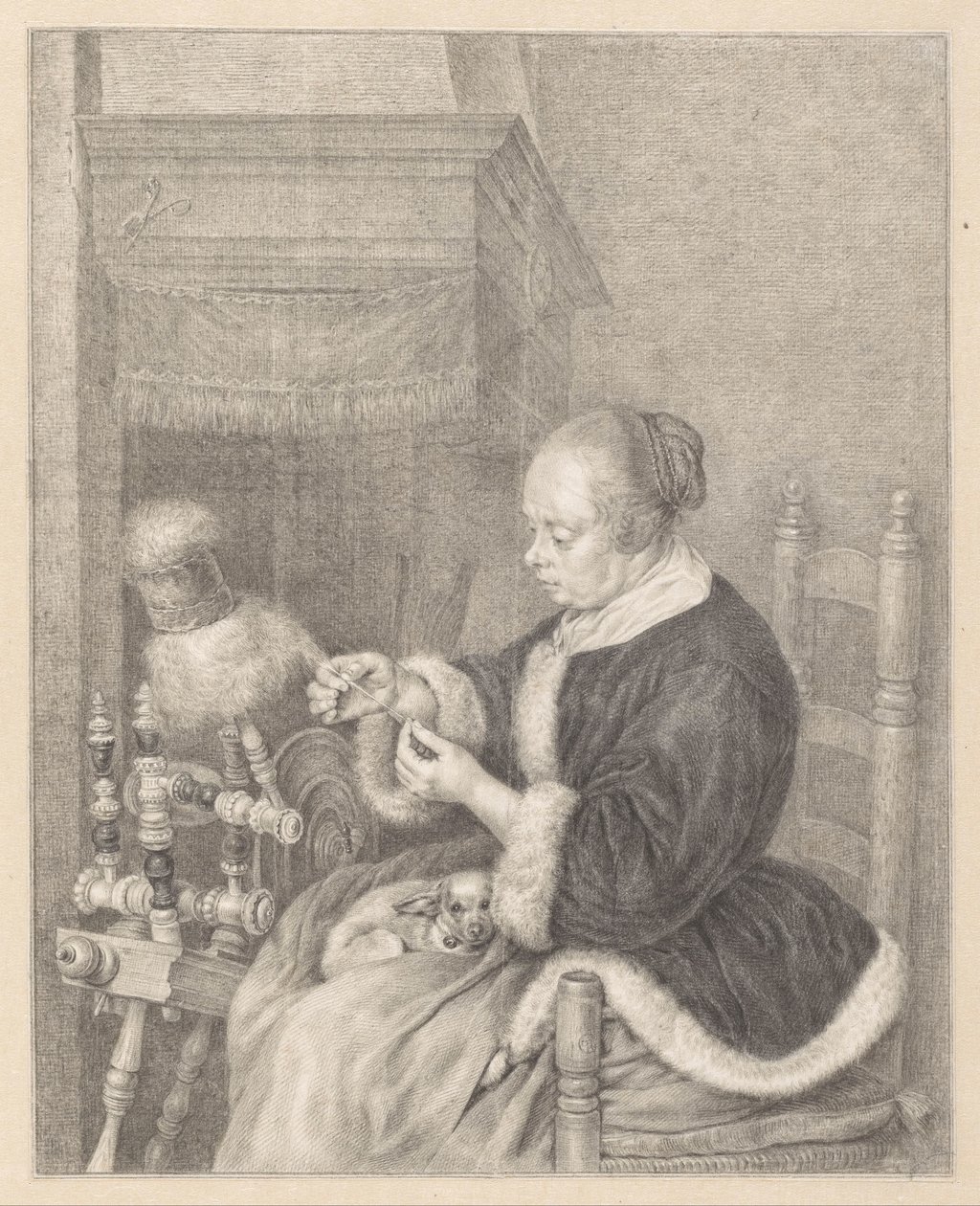 The Spinster av Abraham Delfos