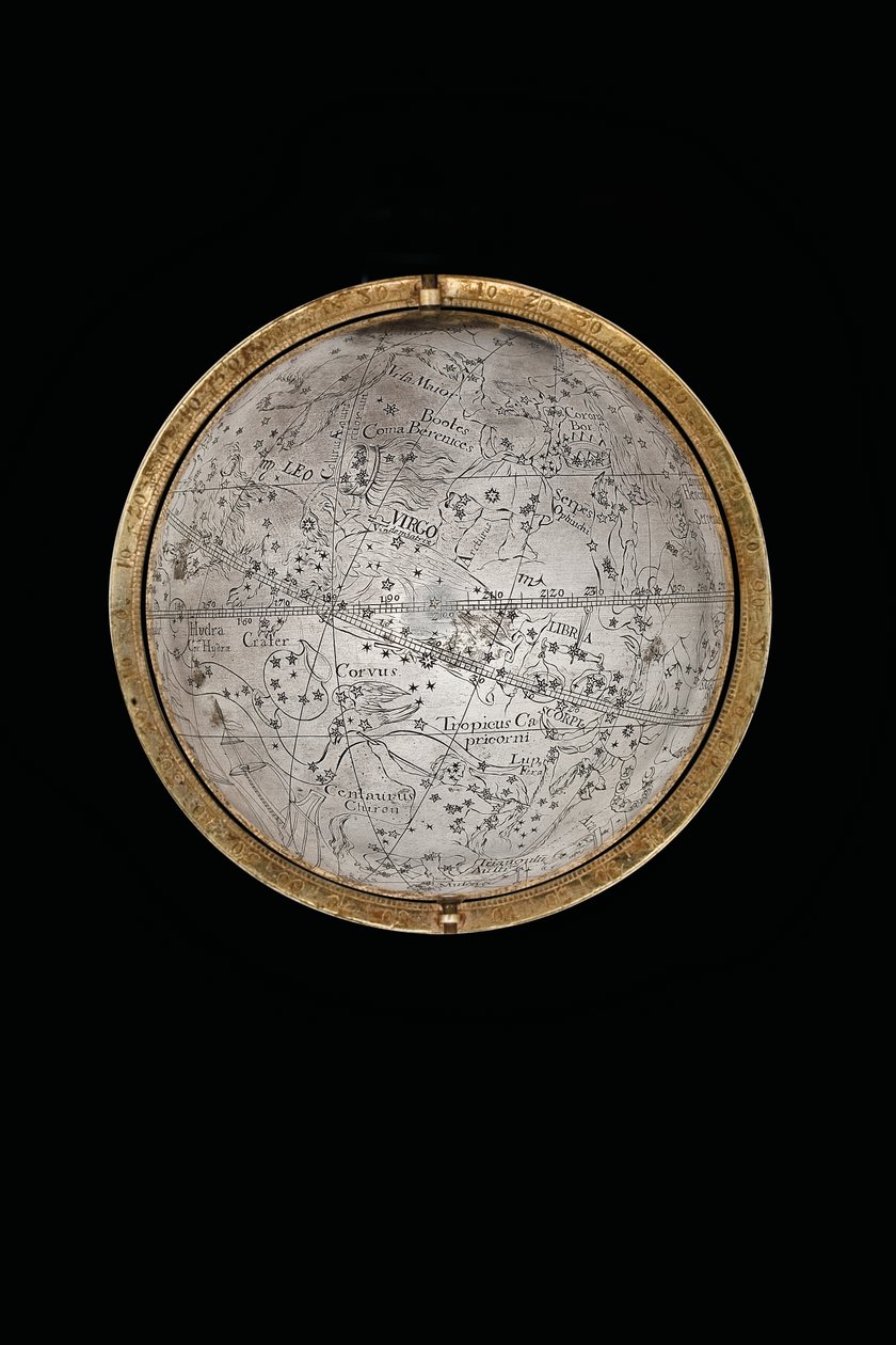 To eksepsjonelle jord- og himmelkloder, støttet av Hercules og Atlas, Augsburg, 1697-99 av Abraham Drentwett