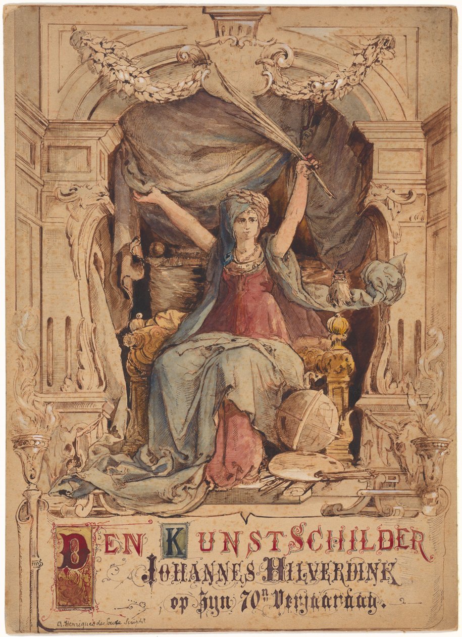 Personifisering av maleri av Abraham Henriques de Souza