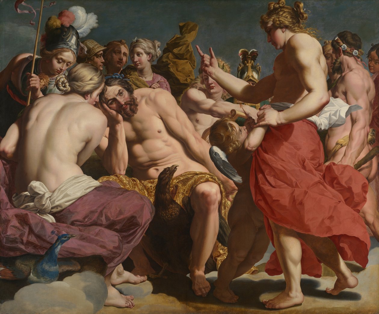Jupiter irettesatt av Venus av Abraham Janssens