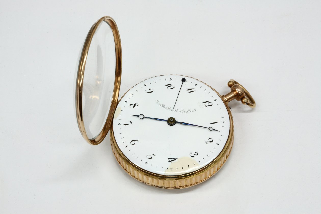 Perpetuelle-klokke, 1783 (gullkasse) av Abraham Louis Breguet