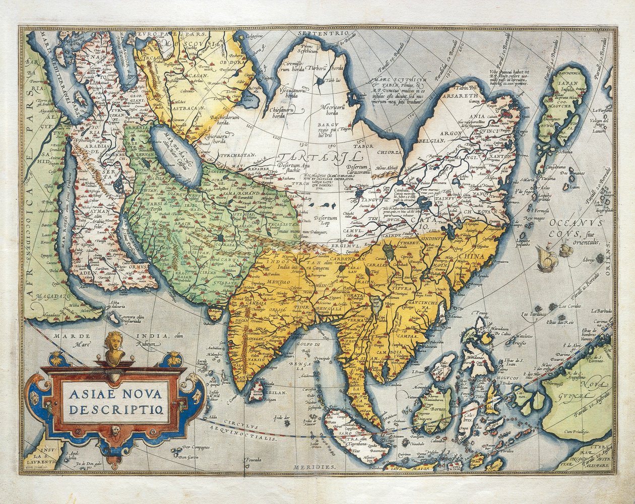 Kart over Asia, fra World