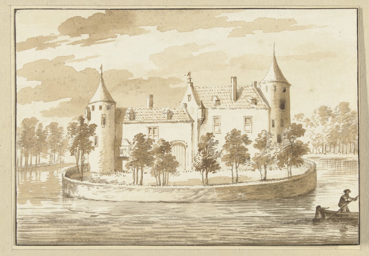 Hus i Baarsdorp på Zuid-Beveland av Abraham Rademaker