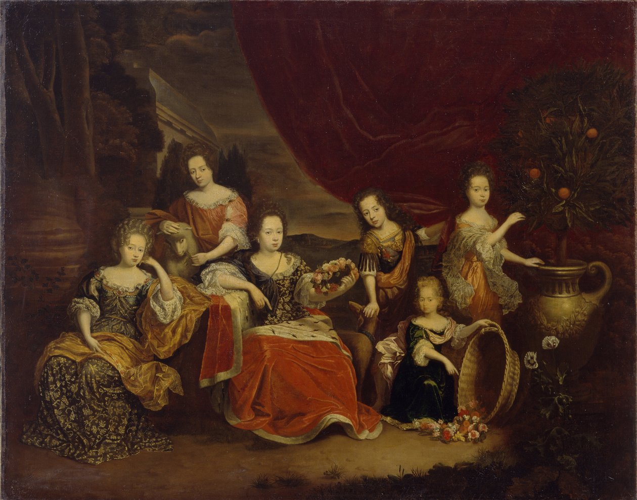Barna til prins Jean George II d