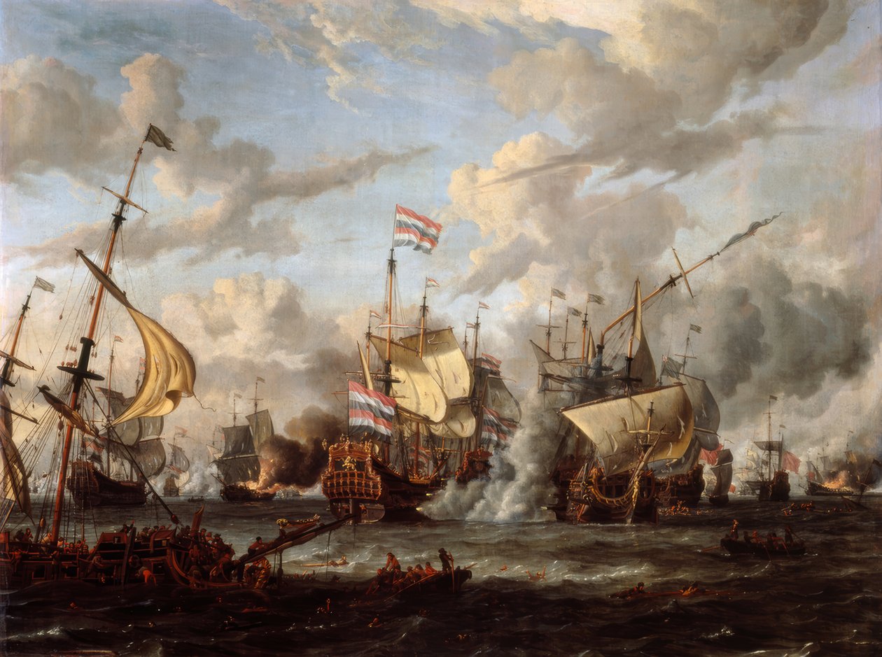 Sjøslaget ved Texel av Abraham Storck
