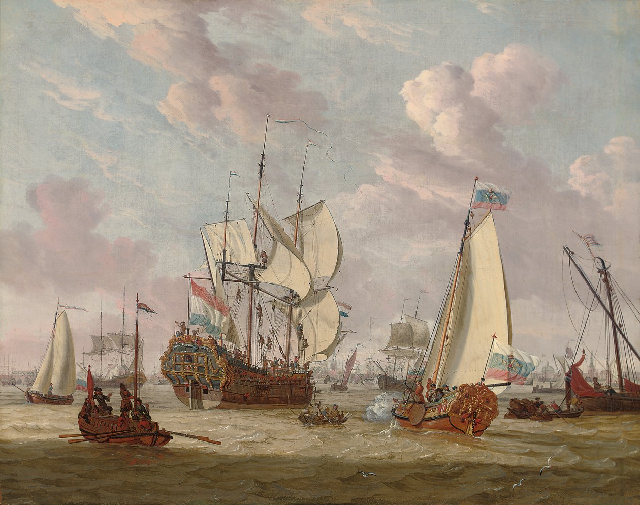 Peter den stores besøk i Amsterdam, august-september, 1697 av Abraham Storck