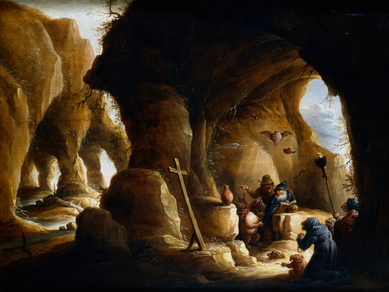 The Temptation of St Anthony, c1649-1670 av Abraham Teniers