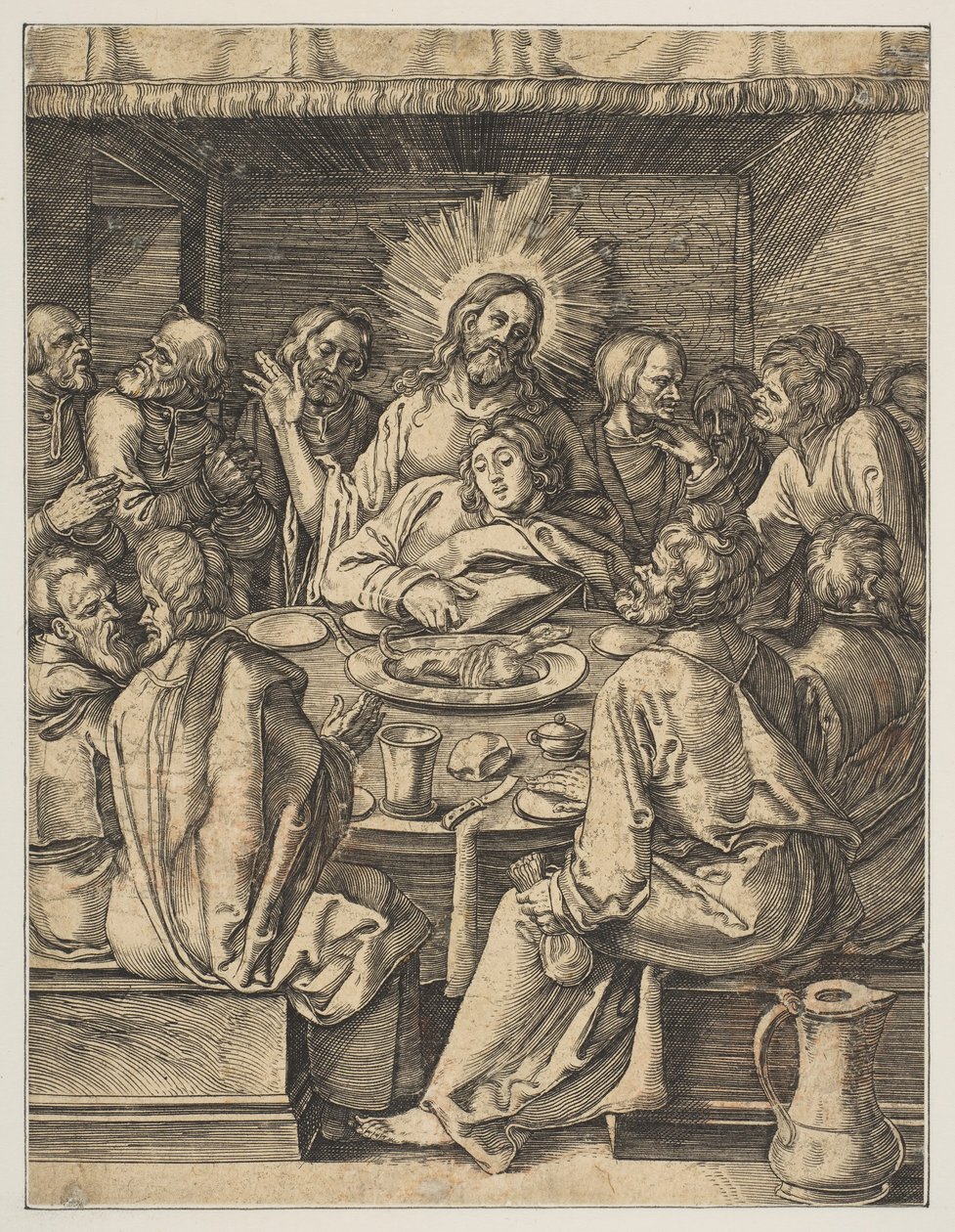 Nattverden, fra The Small Passion copy.n.d. av Abraham Waesberge