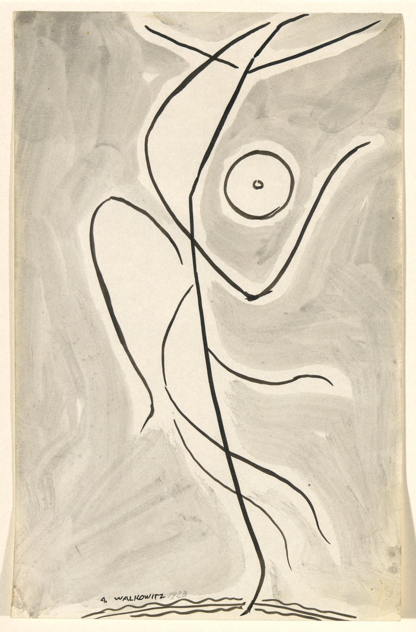 Danseabstraksjon: Isadora Duncan (eller av Abraham Walkowitz