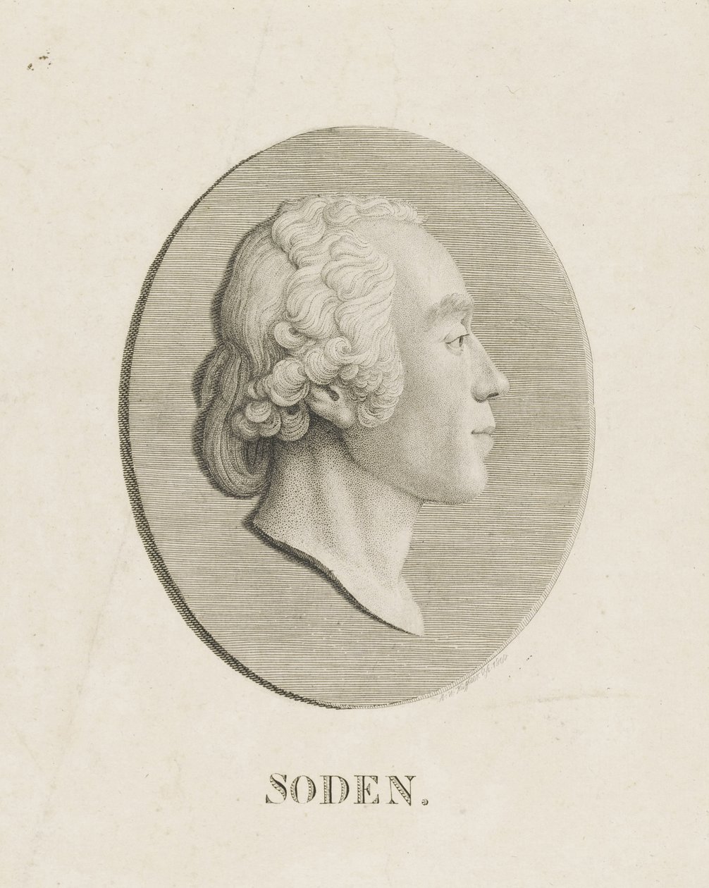 Friedrich Julius Heinrich Graf von Soden på en reise til Sassan 1754-1831, 1800. av Abraham Wolfgang Küffner