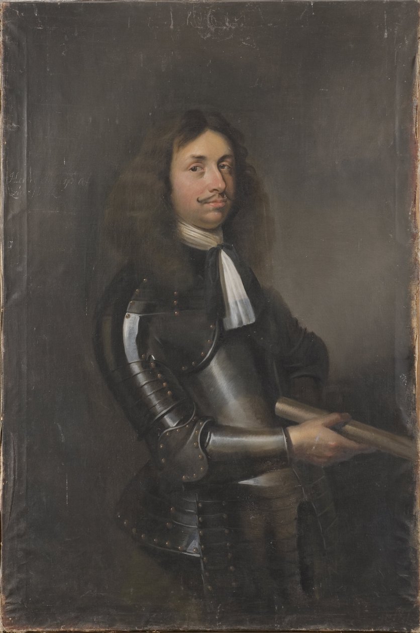 Philippe Florian de Palatinat Soulzbach, marechal imperial - Portrett av grev Palatiner Philip Florinus av Pfalz-Sulzbach (1630-1703), av Wuchters, Abraham (1610-1682). Olje på lerret. Mål: 118x81 cm. Nasjonalmuseet Stockholm av Abraham Wuchters