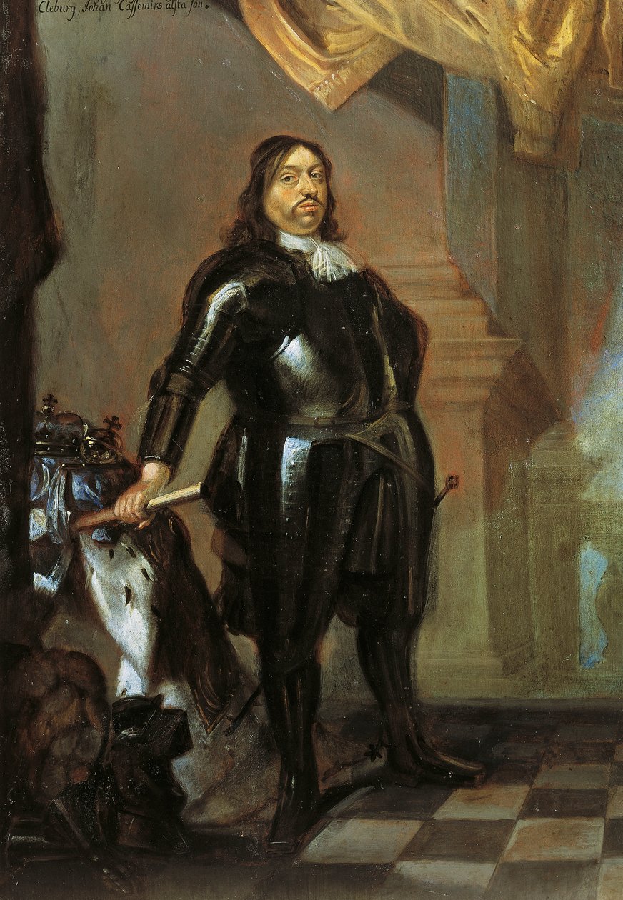 Portrett av Karl X Gustav av Zweibrucken-Kleeburg (Nykoping av Abraham Wuchters