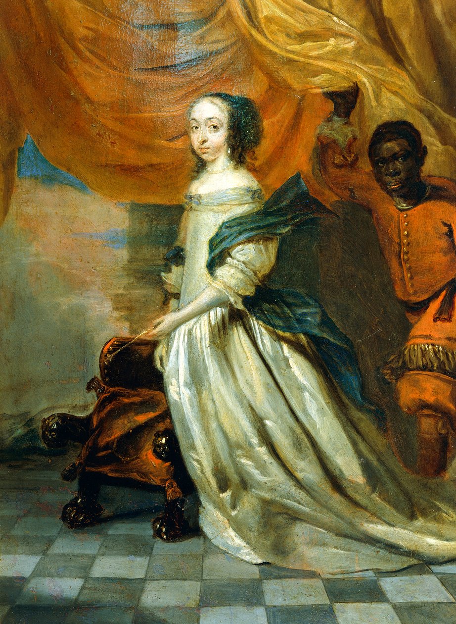Portrett av Hedvig Eleonora av Holstein-Gottorp (Gottorp av Abraham Wuchters