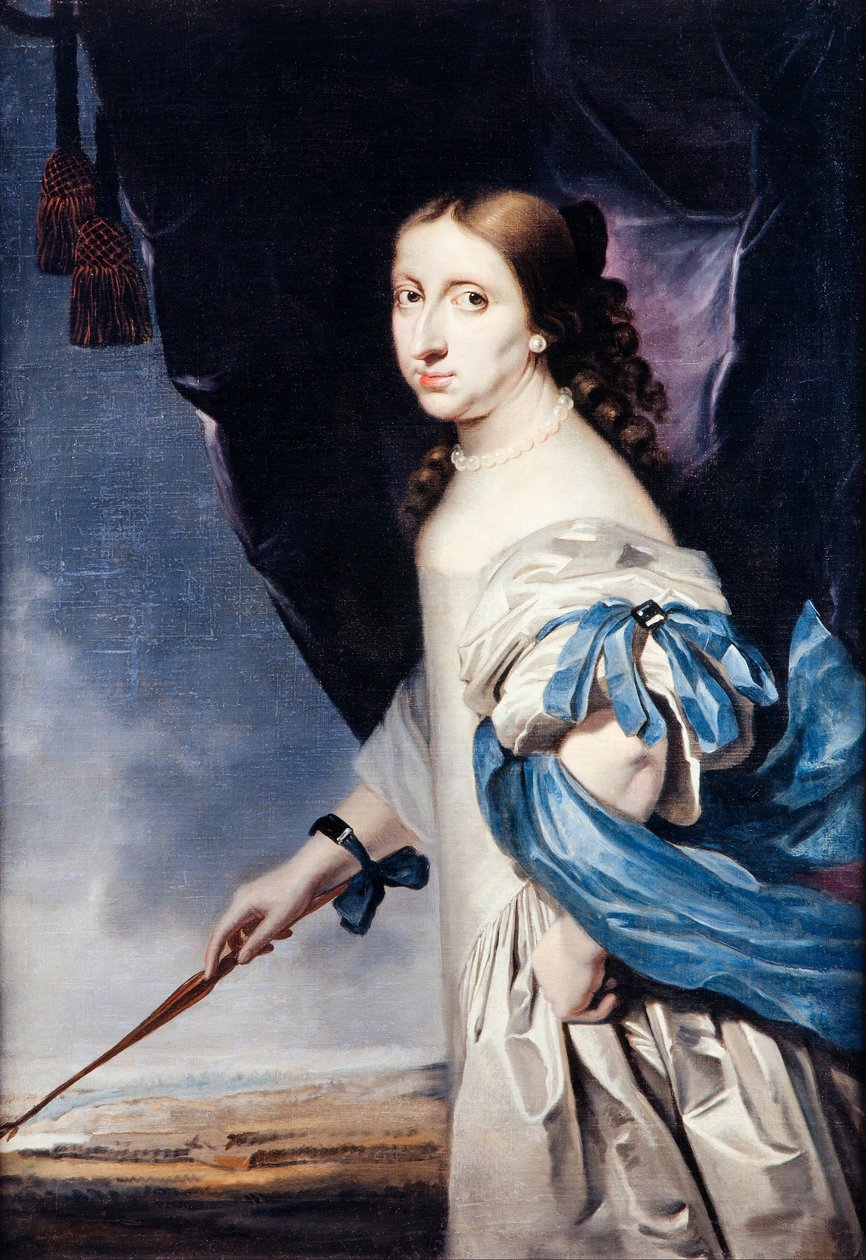 Portrett av dronning Christina av Sverige av Abraham Wuchters