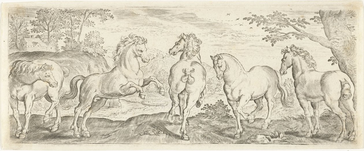 Hester Dyr (serietittel) av Abraham de Bruyn (possibly)