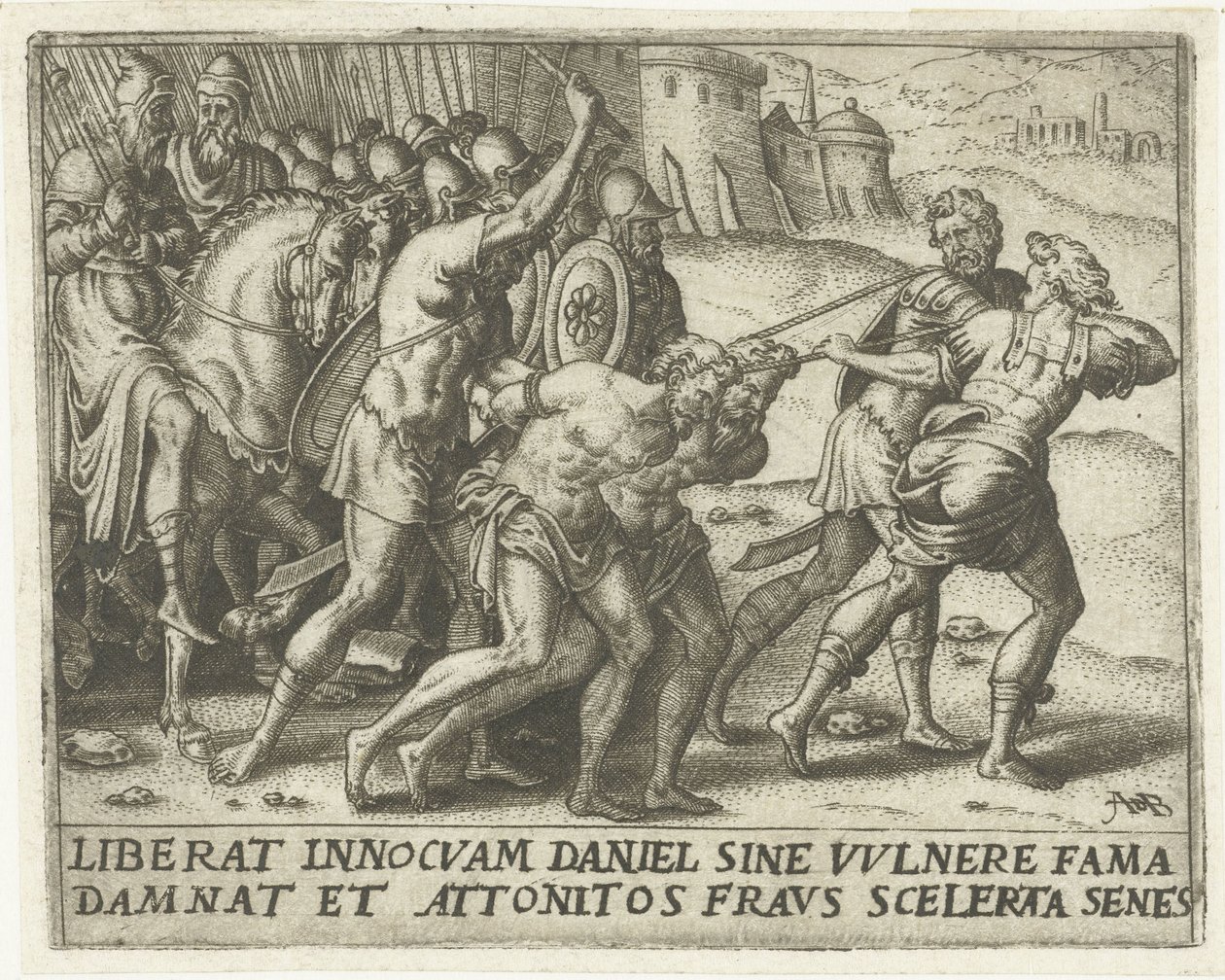 De eldste blir ført bort Historien om Susanna (serietittel) av Abraham de Bruyn