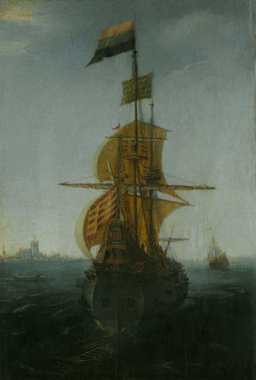 En Amsterdam-indiske mann av Abraham de Verwer (attributed to)
