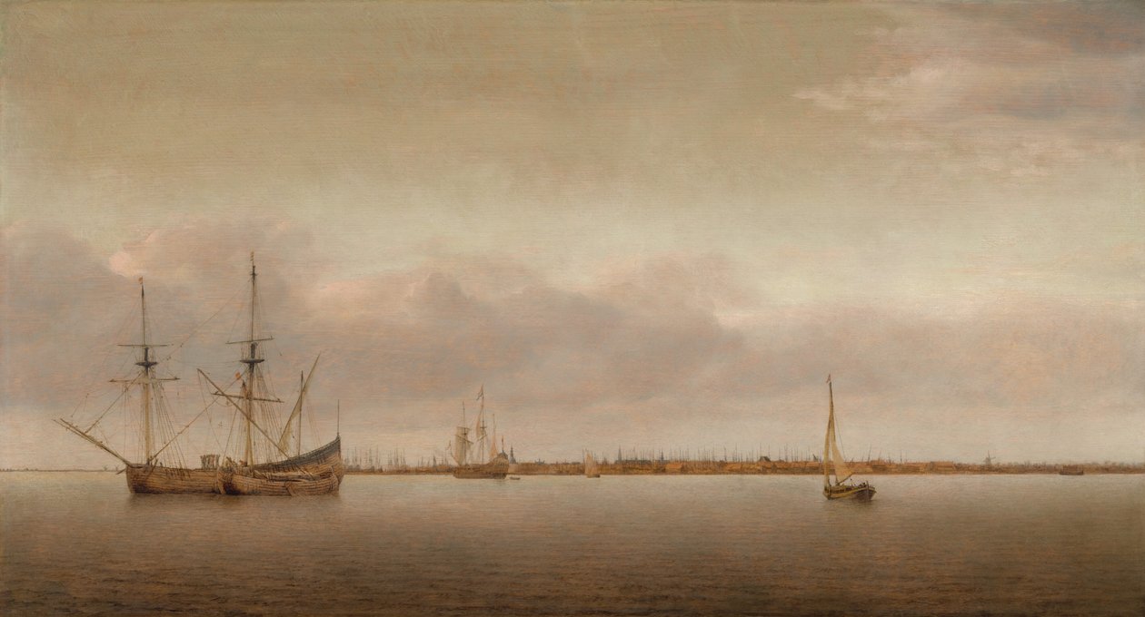 Utsikt over Hoorn, ca. 1650. av Abraham de Verwer