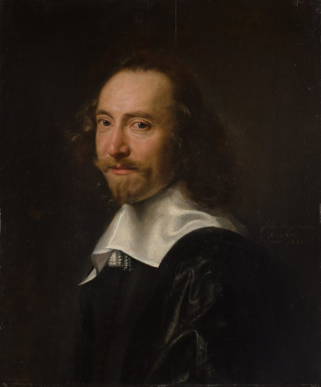 Portrett av en mann, 1643. av Abraham de Vries