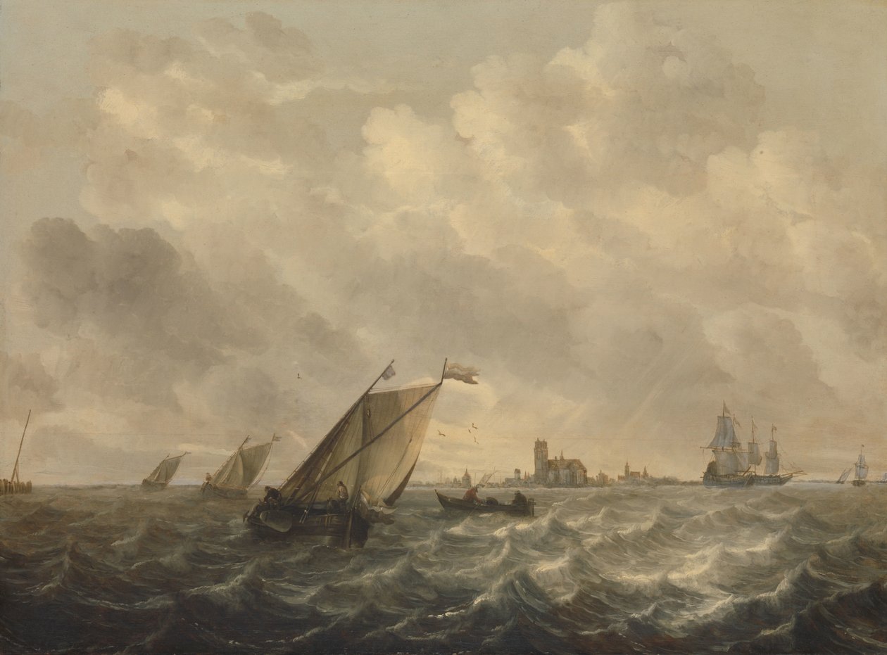 elveutsikt av Abraham van Beyeren