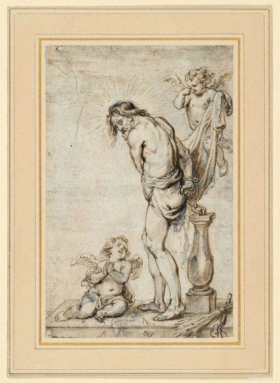 Kristus ved piskesøylen av Abraham van Diepenbeeck