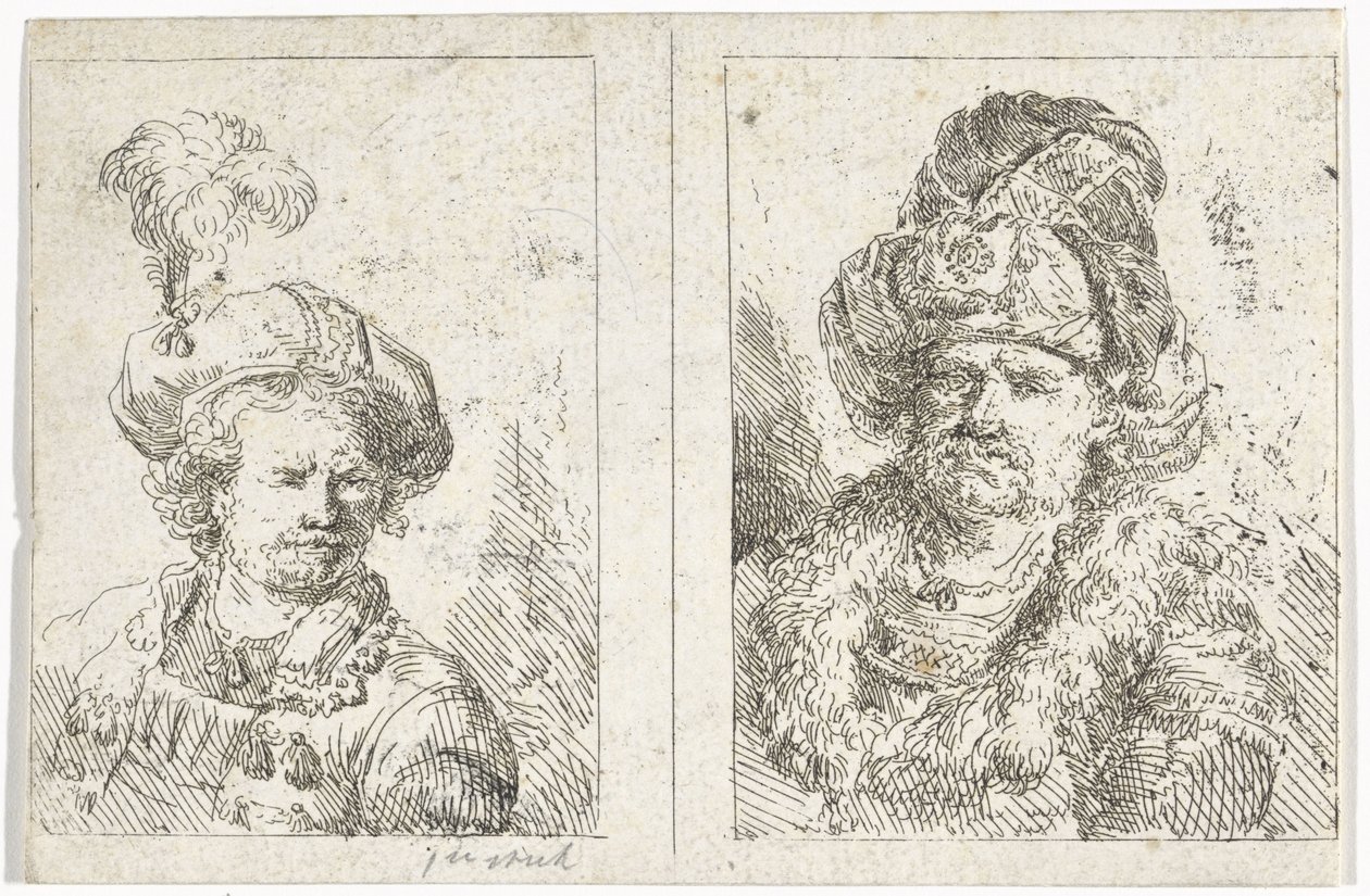 To mannsbyster av Abraham van Strij (I)
